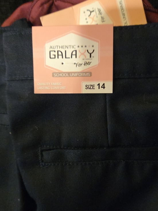 Galaxy By Harvic Other - Galaxy By Harvic 2 Pairs Of School Uniform Girl’s Navy Pants - Size 14